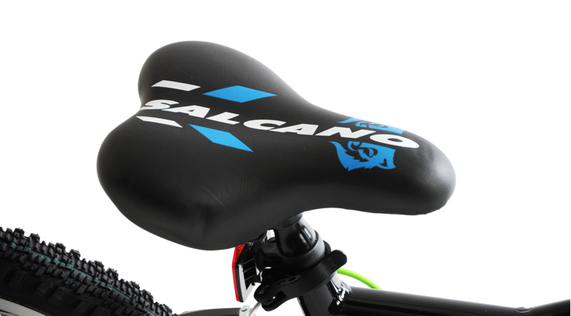 Salcano Wolf 20 Inch Wheel Kids Bike Black and Green-9